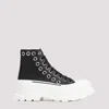 Alexander Mcqueen Tread Slick Boots In Blk Of.wh