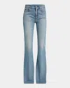 Alexander Mcqueen Boot-cut Leg Denim Pants In Indigoivy