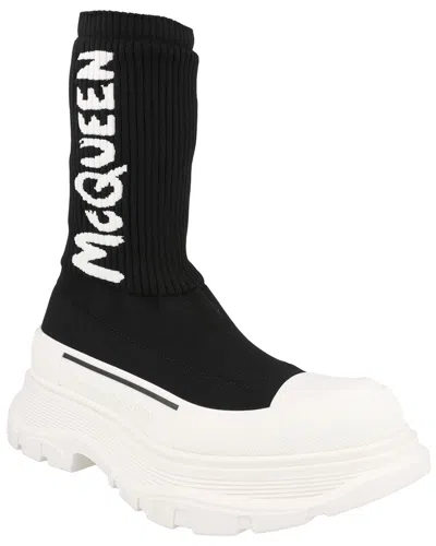 Alexander Mcqueen Boot In Silver