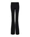Alexander Mcqueen Bootcut Casual Pants In Black