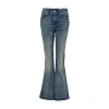 Alexander Mcqueen Bootcut Jeans In Blue