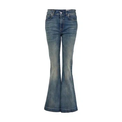 Alexander Mcqueen Bootcut Jeans In Blue