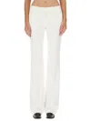 Alexander Mcqueen Pants In White Viscose In White