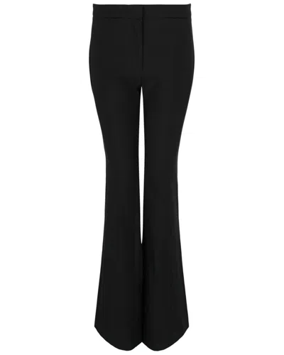 Alexander Mcqueen Bootcut Tailored Wool Trouser In Black