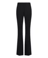 Alexander Mcqueen Bootcut Casual Pants In Black