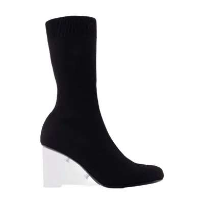 Alexander Mcqueen Boots  Black Leather