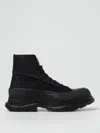 Alexander Mcqueen Tread Slick Boots In Black