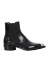 Alexander Mcqueen Punk Chelsea Ankle Boots In Black