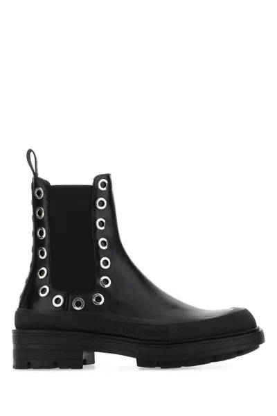 Alexander Mcqueen Boots In Black