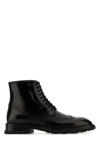 Alexander Mcqueen Boots In Black