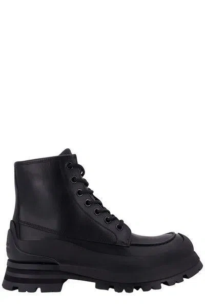 Alexander Mcqueen Boots In Black