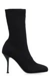 Alexander Mcqueen Alexander Mc Queen Black Boot With Heel In Black