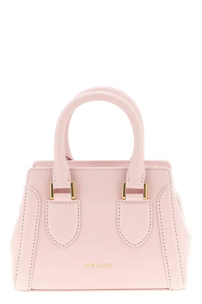 Alexander Mcqueen Borsa A Mano 'birdee' Mini In Pink