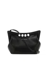 Alexander Mcqueen The Peak Mini Crossbody Handbag For Women In Black
