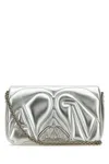 Alexander Mcqueen The Seal Mini Metallic Leather Crossbody Bag