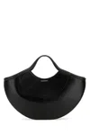 Alexander Mcqueen Women Black Leather The Cove Shopping Bag