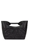 Alexander Mcqueen Mcqueen The Bow Bag In Quilted Leather In 1000
