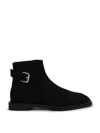 Alexander Mcqueen Lace-up Suede Boots In Black