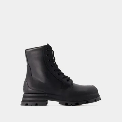 Alexander Mcqueen Bottines Wander -  - Cuir - Noir In Black