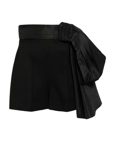 ALEXANDER MCQUEEN ALEXANDER MCQUEEN BOW-DETAILED HIGH-WAIST SHORTS