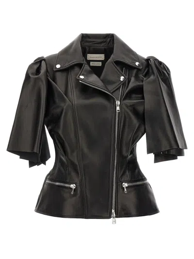 ALEXANDER MCQUEEN ALEXANDER MCQUEEN 'BOW KNOT' BIKER VEST