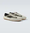 Alexander Mcqueen Grey Polyester Polyurethane Rubber Sneakers Slip-on In Multi