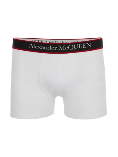 Alexander Mcqueen Boxer Selvedge In White