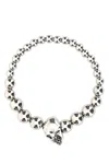 Alexander Mcqueen Silver Metal Bracelet In Silver