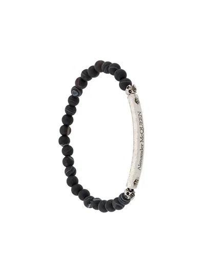 Alexander Mcqueen Bracelet In Black