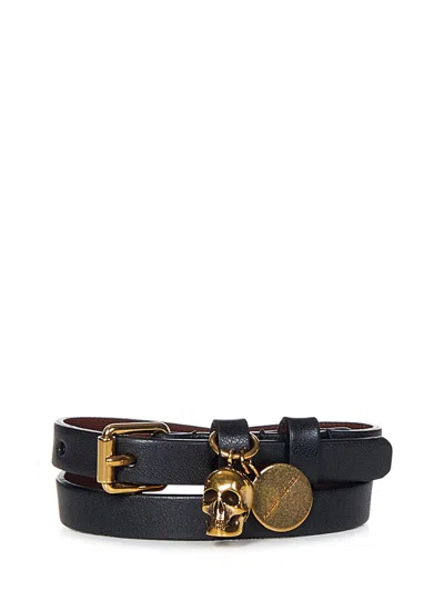 Alexander Mcqueen Bracelet In Black