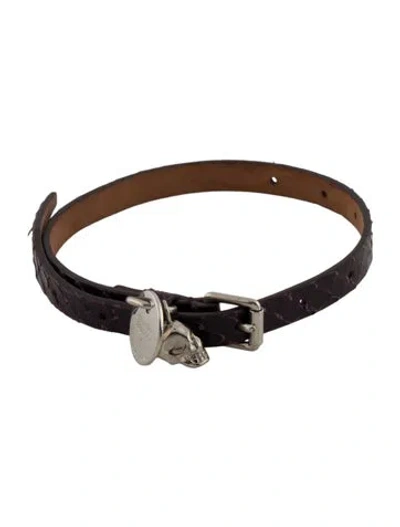 Pre-owned Alexander Mcqueen Bracelet In Purple