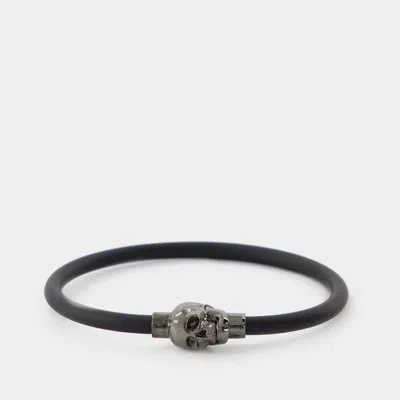 Alexander Mcqueen Skull Armband Schwarz In Black