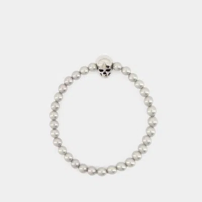 Alexander Mcqueen Skull Bracelet -  - Metal - Metallic