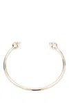 Alexander Mcqueen Twin Skull Bracelet In 0953