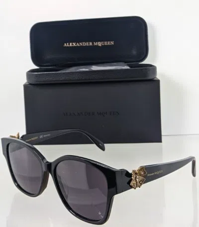 Pre-owned Alexander Mcqueen Brand Authentic  Sunglasses Am 0370 001 56mm Frame In Gray