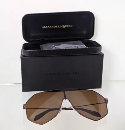 Pre-owned Alexander Mcqueen Brand Authentic  Sunglasses Mq 0138 Brown 004 99mm Frame