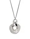 Alexander Mcqueen Brass Necklace With Oversized Pendant
