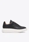 Alexander Mcqueen Brogue-cut Low-top Sneakers In Black