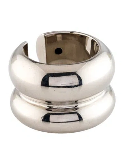 Pre-owned Alexander Mcqueen Broken Band Ring In Multi