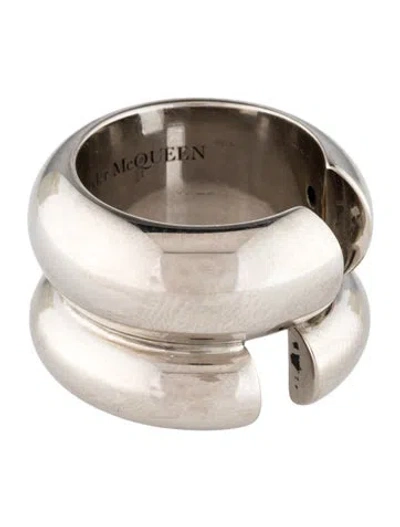 Pre-owned Alexander Mcqueen Broken Ring In Multi