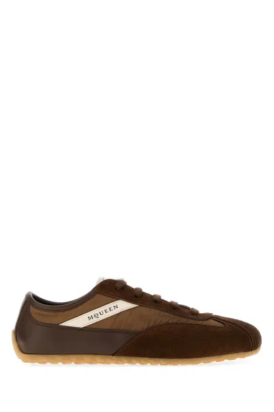 Alexander Mcqueen Brown Boxe Sneakers