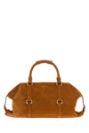 Alexander Mcqueen Brown Farringdon Satchel In Brown