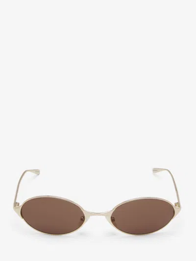 Alexander Mcqueen Brown In Gold