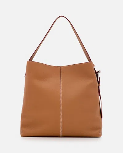 Alexander Mcqueen Brown T-bar Hobo