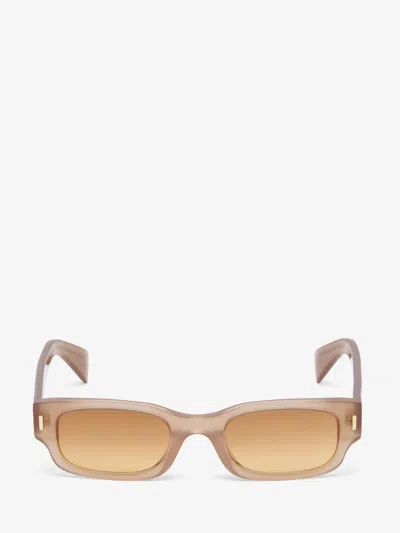 Alexander Mcqueen Brown In Transparent