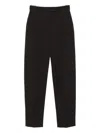 Alexander Mcqueen Brown Wool Trousers In Black