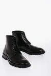 Alexander Mcqueen Leather Ankle Boot