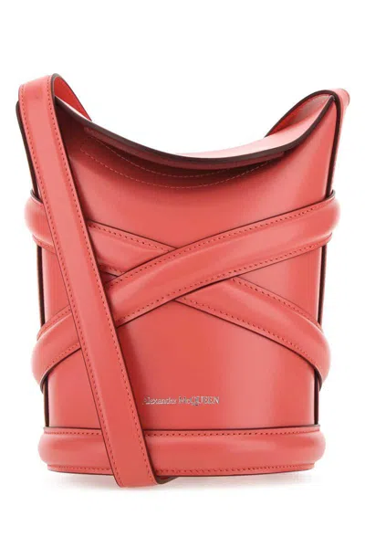Alexander Mcqueen Bucket Bags In Red