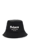 Alexander Mcqueen Men's Bucket Hat In Black