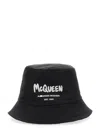 Alexander Mcqueen Men's Bucket Hat In Black